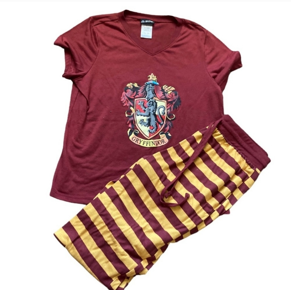Harry Potter Gryffindor Women’s Pajamas Set Size Large